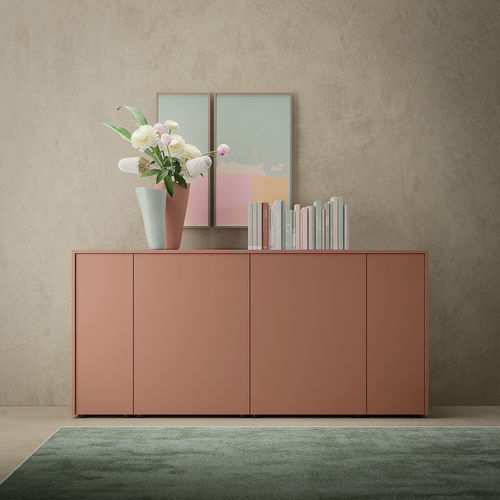 Armoire de classement basse - BOX - UFFICIO DESIGN ITALIA - haute / en bois laqué / en mélaminé