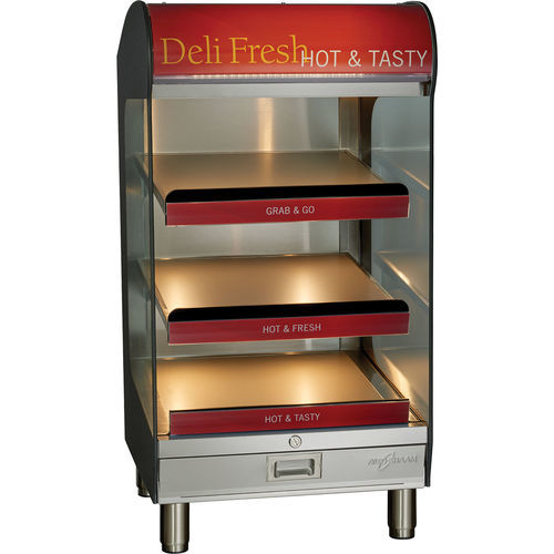 Présentoir alimentaire - HSM-24/3S/T - Alto-Shaam - sur plan / en inox / en verre