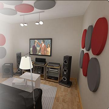 Panneau acoustique pour plafond - COOKIE® - Jocavi - Acoustic Panels, Lda - pour mur / suspendu / en velours