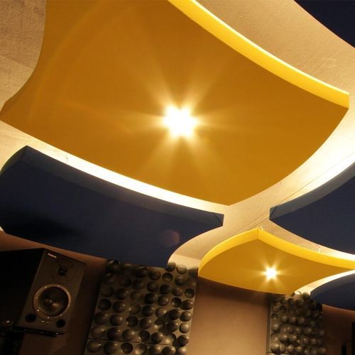 Panneau acoustique pour plafond - APL® - Jocavi - Acoustic Panels, Lda - en tissu acoustique / rectangulaire / rond