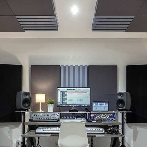 Panneau acoustique pour plafond - MELLOWALLTRAP® - Jocavi - Acoustic Panels, Lda - pour mur / en tissu / rectangulaire
