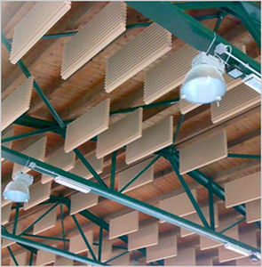 Baffle acoustique en mélamine - WIDEBAFFLE® - Jocavi - Acoustic Panels, Lda - suspendu / mural / rectangulaire