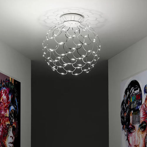 Plafonnier contemporain - LAMOI - URBAN - rond / en métal / à LED