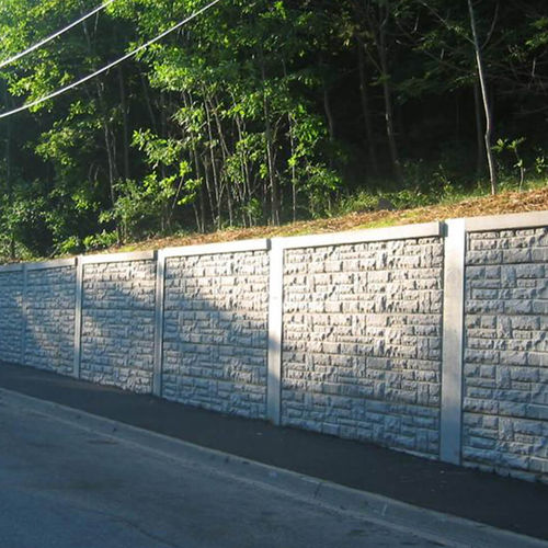 Mur de soutènement en béton armé - DURISOL NARROW FOOTPRINT SYSTEM - Armtec - modulaire / préfabriqué / routier