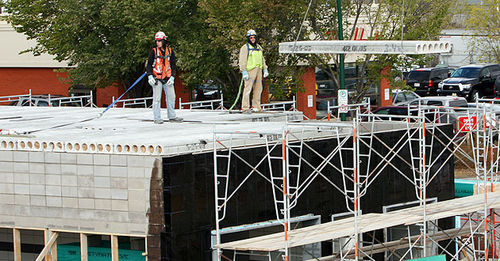 Dalle de plancher en béton - Armtec - alvéolé / coupe-feu