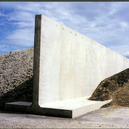 Mur de soutènement en béton armé - concast - modulaire / préfabriqué / pour construction de pont