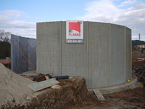 Cuve de stockage d'eau - Planas - préfabriquée / en béton armé