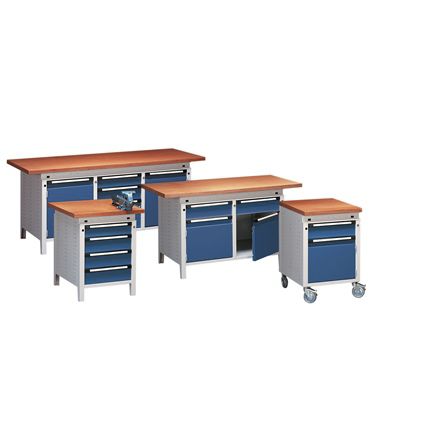 Établi en métal - FUNCTION - Otto Kind GmbH & Co. KG - en bois / professionnel