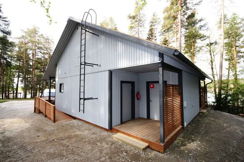 Bâtiment préfabriqué - TURKU - Containex - en acier galvanisé / ossature métallique / pour sanitaire
