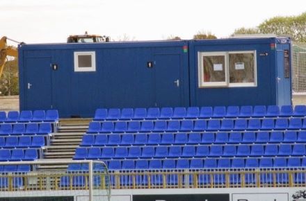 Construction en conteneurs pour établissement recevant du public - KRISTIANSUND - Containex - pour stade / pour stockage / en acier galvanisé