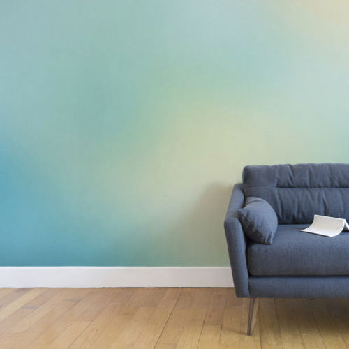 Papier peint contemporain - VISHU - CALICO WALLPAPER - en vinyle / à motif / couleur