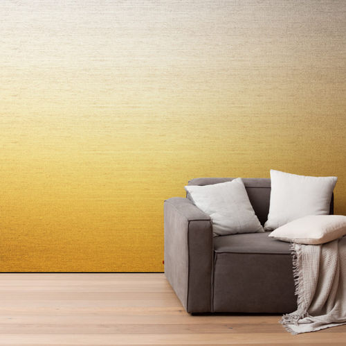 Papier peint contemporain - MICA - CALICO WALLPAPER - uni / marron / ignifuge