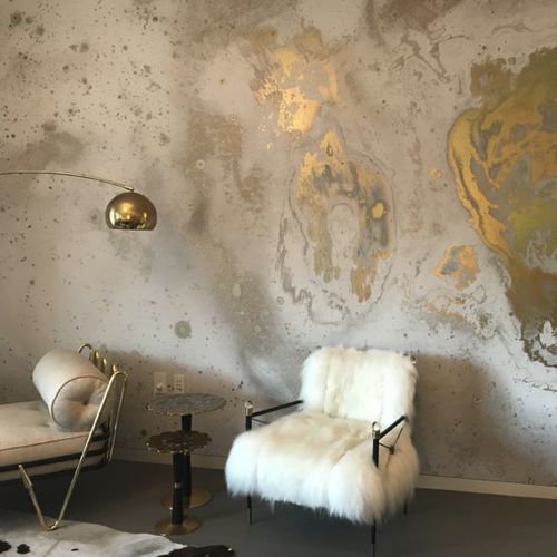 Papier peint contemporain - CORONA - CALICO WALLPAPER - motif abstrait / fait main / ignifuge
