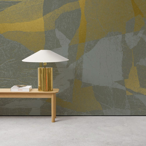 Papier peint contemporain - STELA - CALICO WALLPAPER - à motif / aspect pierre / couleur