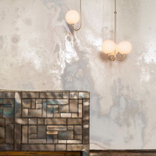 Papier peint contemporain - ANDROMEDA - CALICO WALLPAPER - motif abstrait / fait main / ignifuge