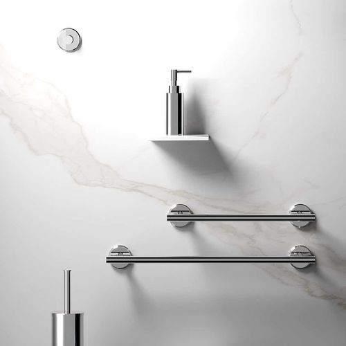 Porte-serviettes 1 barre - AB005 A - AQUAelite® - en laiton / chromé