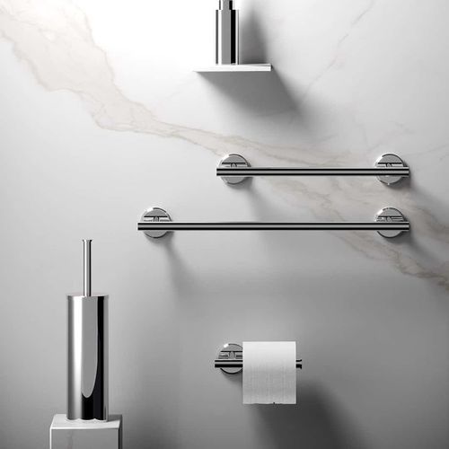 Porte brosse de toilettes en laiton - AB003 B - AQUAelite® - mural / chromé / non spécifié