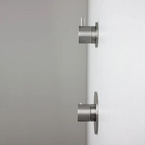 Mitigeur pour douche - RU732 E - AQUAelite® - mural / en acier inoxydable / 2 voies