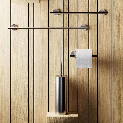 Porte brosse de toilettes en acier inoxydable 316L - AB103 E - AQUAelite® - en îlot / satiné / pour salle de bain
