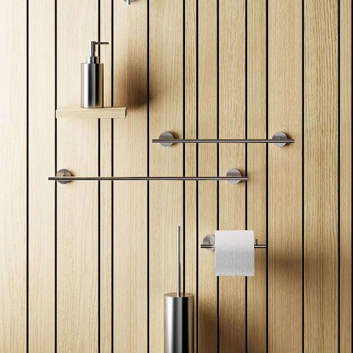 Porte-serviettes 1 barre - AB106 E - AQUAelite® - mural / en acier inoxydable 316L / chromé