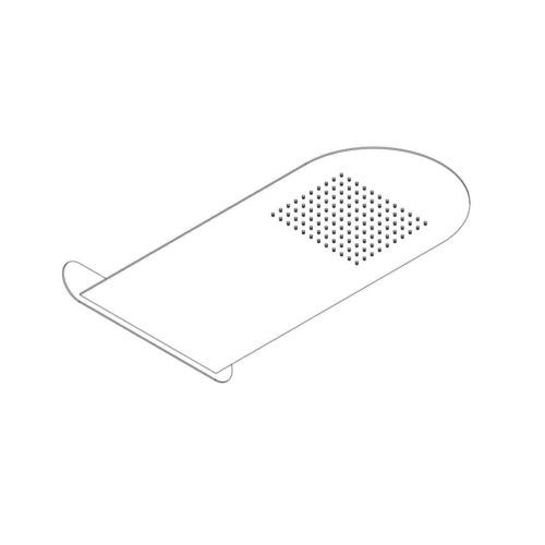 Pommeau de douche mural - A SUPP - AQUAelite® - rectangulaire / pluie / contract
