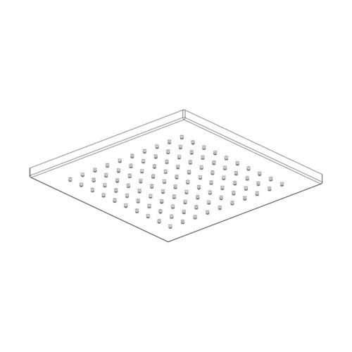 Pommeau de douche de plafond - a supp - AQUAelite® - encastrable au plafond / carré / pluie