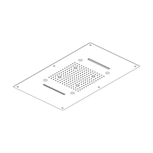 Pommeau de douche de plafond - a supp - AQUAelite® - rectangulaire / pluie / avec chromothérapie