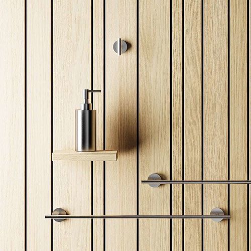 Porte brosse de toilettes en acier inoxydable 316L - AB103 A - AQUAelite® - mural / satiné / non spécifié