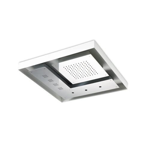 Pommeau de douche de plafond - SF133 B - AQUAelite® - encastré / apparent / carré