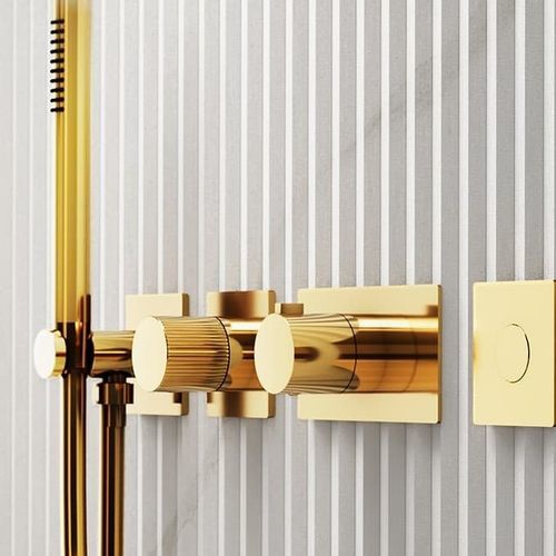 Vanne thermostatique mécanique - RU150 B - AQUAelite® - manuelle / pour douche / encastrable au mur