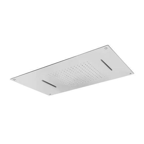 Pommeau de douche encastrable au plafond - SF019 A - AQUAelite® - rectangulaire / pluie / cascade