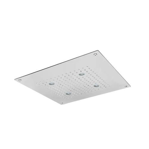 Pommeau de douche encastrable au plafond - SF034 A - AQUAelite® - carré / pluie / multifonction