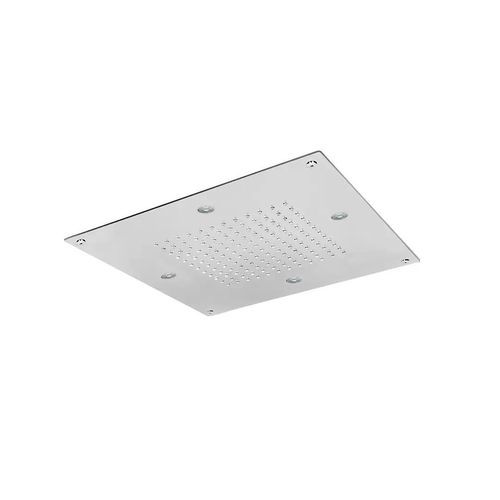 Pommeau de douche encastrable au plafond - SF032 D - AQUAelite® - carré / pluie / avec chromothérapie