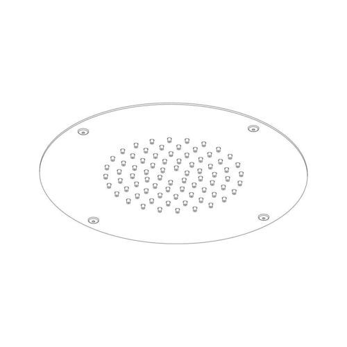 Pommeau de douche encastrable au plafond - SF054 A - AQUAELITE - rond / pluie / professionnel