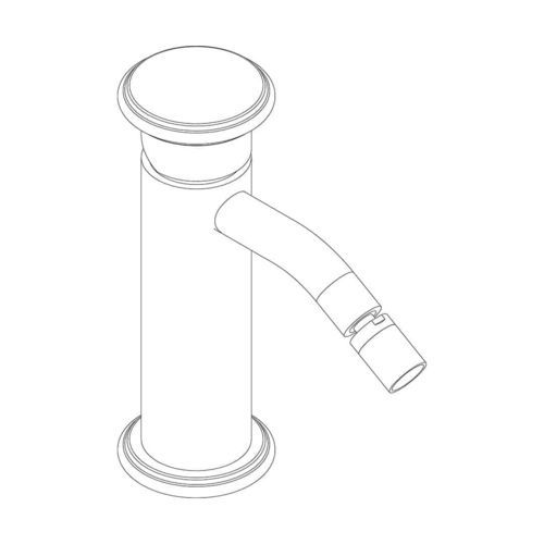 Mitigeur pour bidet - RU824 A - AQUAELITE - à poser / en laiton / 1 trou