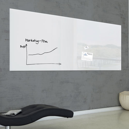 Tableau blanc - GL225 - SIGEL GmbH - magnétique / mural / en verre