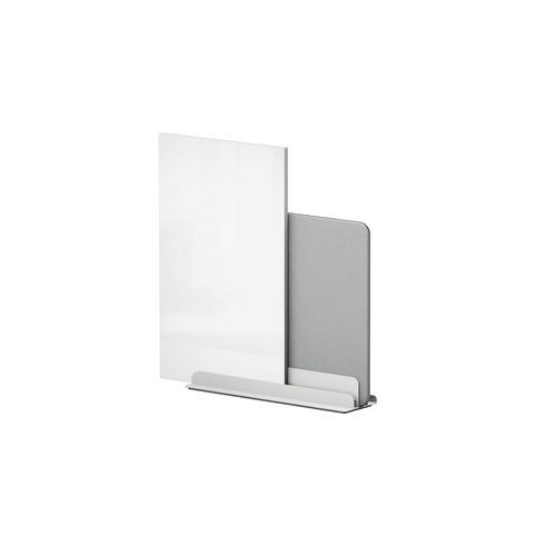 Séparateur de bureau sur bureau - Mocon MOB40 - SIGEL GmbH - en métal / en verre acrylique / modulable
