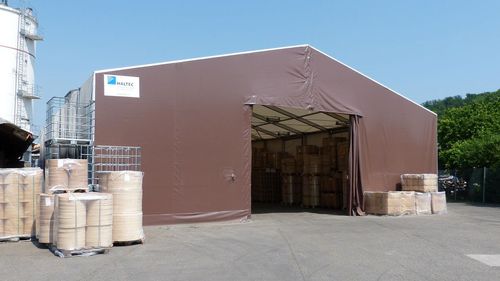 Barnum rectangulaire - 004 - HALTEC - en PVC / en bois / transparent