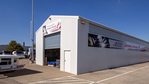 Bâtiment préfabriqué - 164 - HALTEC - temporaire / en acier / ossature métallique
