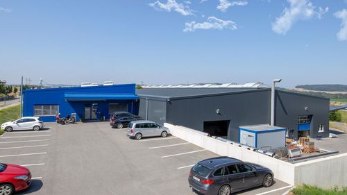 Bâtiment préfabriqué - 159 - HALTEC - temporaire / en acier / ossature métallique