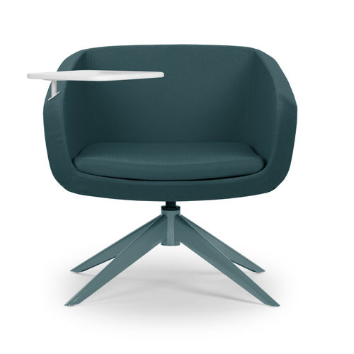 Chaise de conférence contemporaine - ARCA - True Design srl - d'intérieur / en tissu / avec piètement en acier