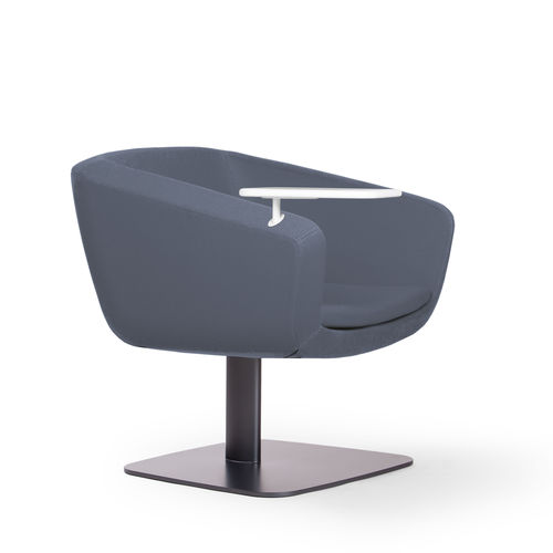 Chaise de conférence contemporaine - ARCA - True Design srl - d'intérieur / en tissu / avec piètement en acier peint