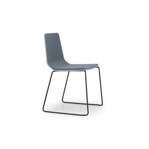 Chaise visiteur contemporaine - MARINA - True Design srl - d'intérieur / en tissu / en métal