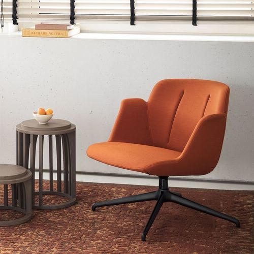 Chaise visiteur contemporaine - HIVE - True Design srl - d'intérieur / en polyuréthane / avec piètement en aluminium