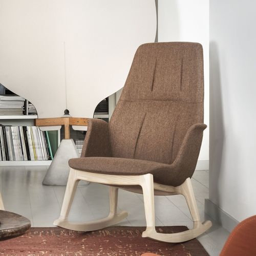 Fauteuil contemporain - HIVE - True Design srl - en mousse de polyuréthane / en acier / avec dossier haut