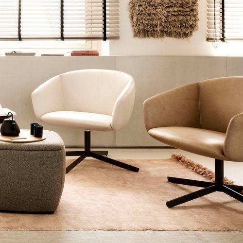 Fauteuil contemporain - NOT - True Design srl - en tissu / en mousse de polyuréthane / en acier