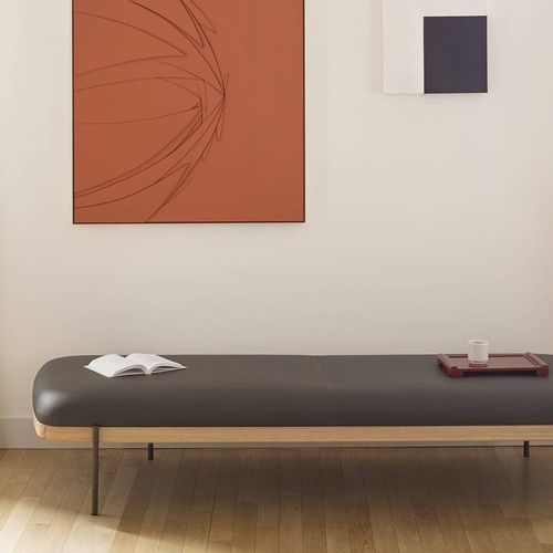 Banc contemporain - ABISKO - True Design srl - en tissu / en métal / sans dossier