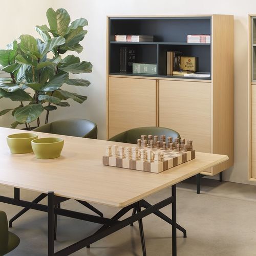 Bibliothèque contemporaine - BLADE  - True Design srl - professionnelle / en bois