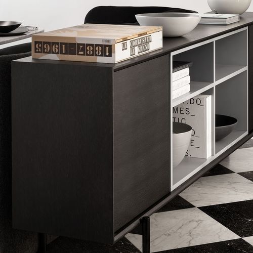 Bibliothèque modulable - BLADE  - True Design srl - basse / design minimaliste / professionnelle