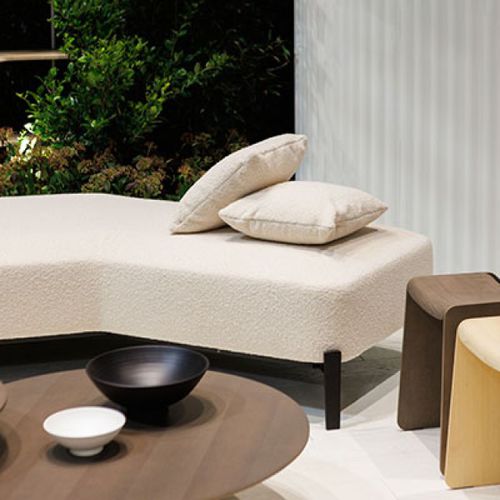 Canapé d'angle - OSCAR - True Design srl - contemporain / en tissu / à coussins